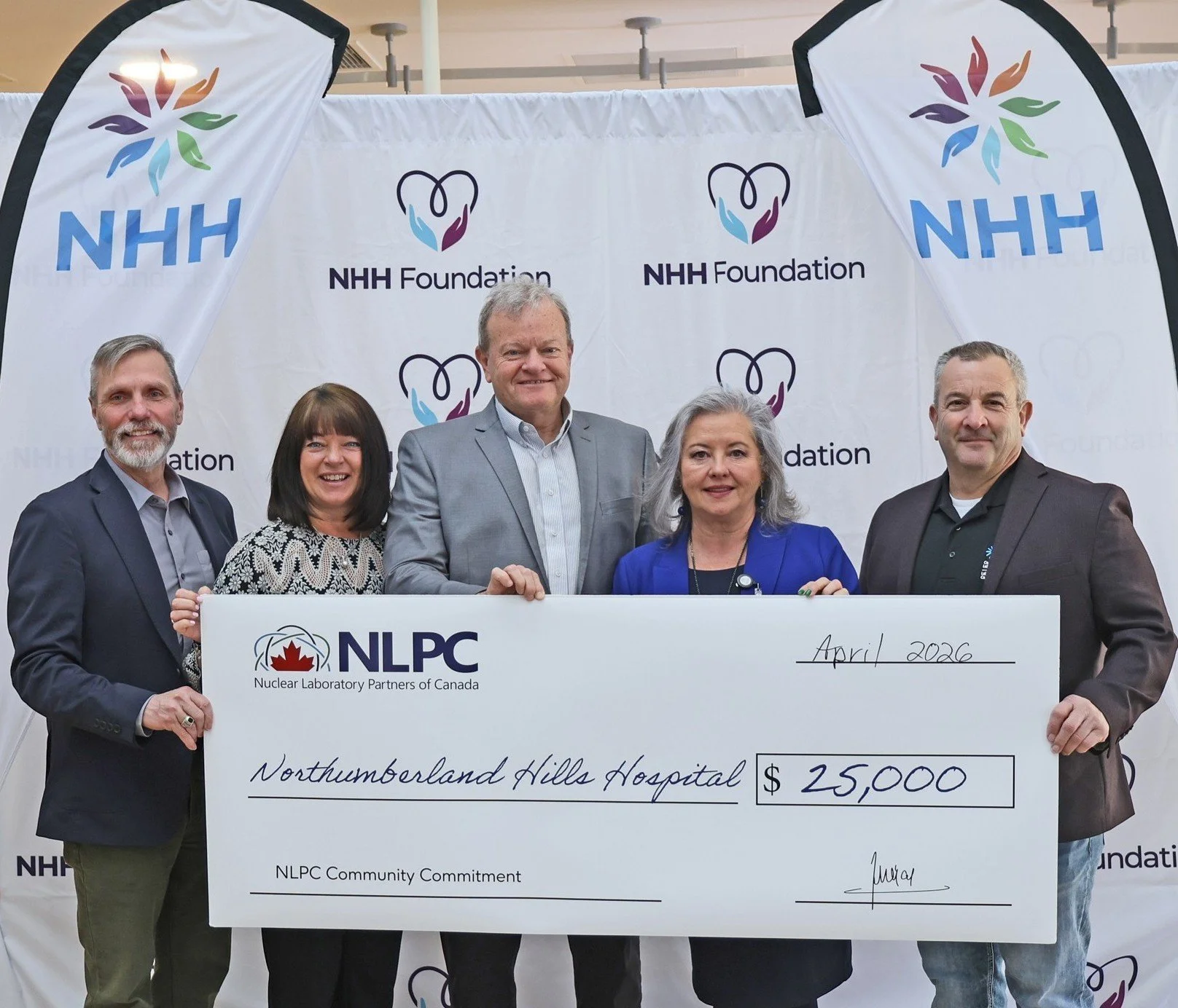 NHH Foundation celebrates gift from Nuclear Laboratory Partners of Canada Inc.