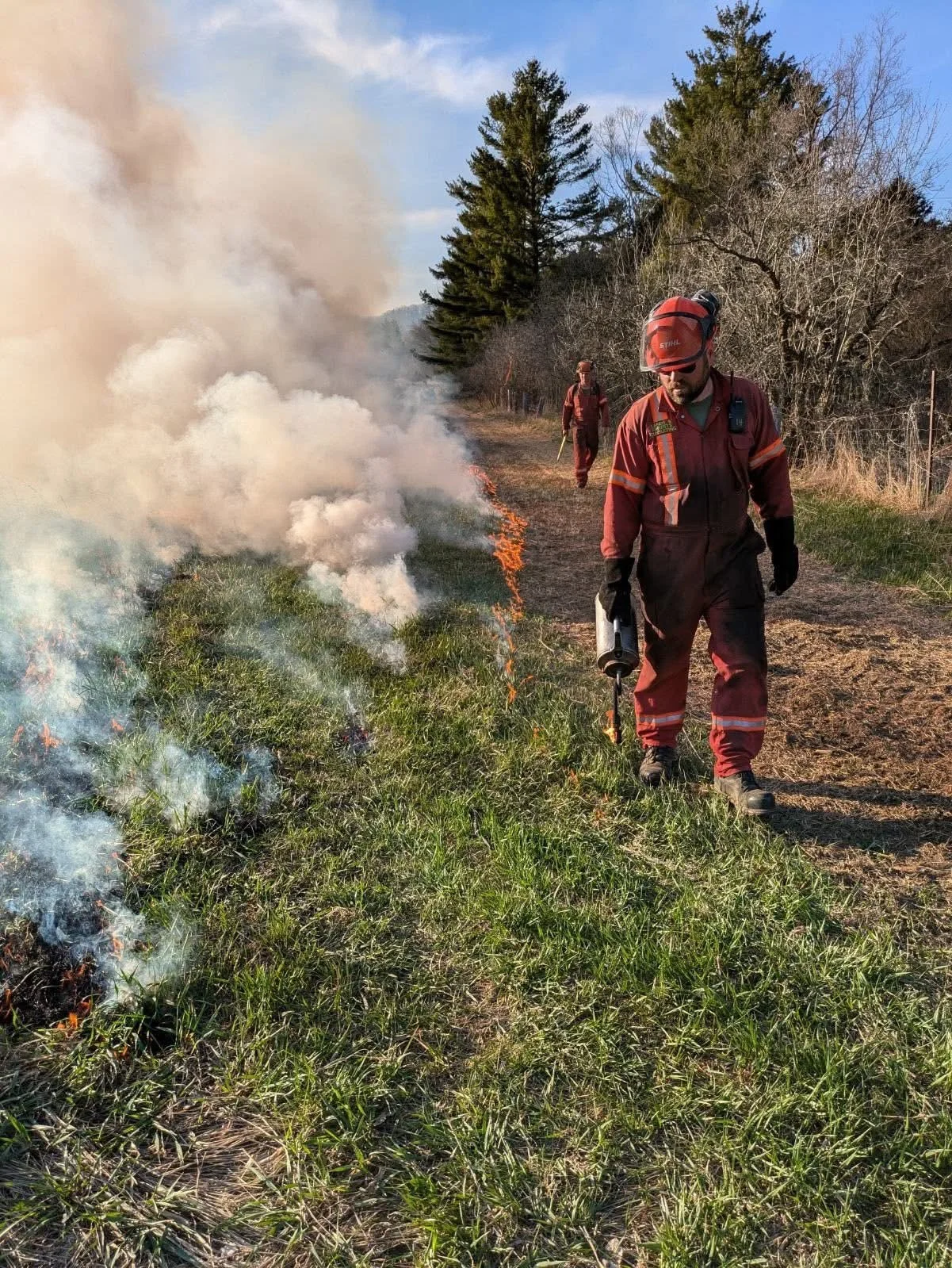 A prescribed burn to take place near Garden Hill in a few weeks