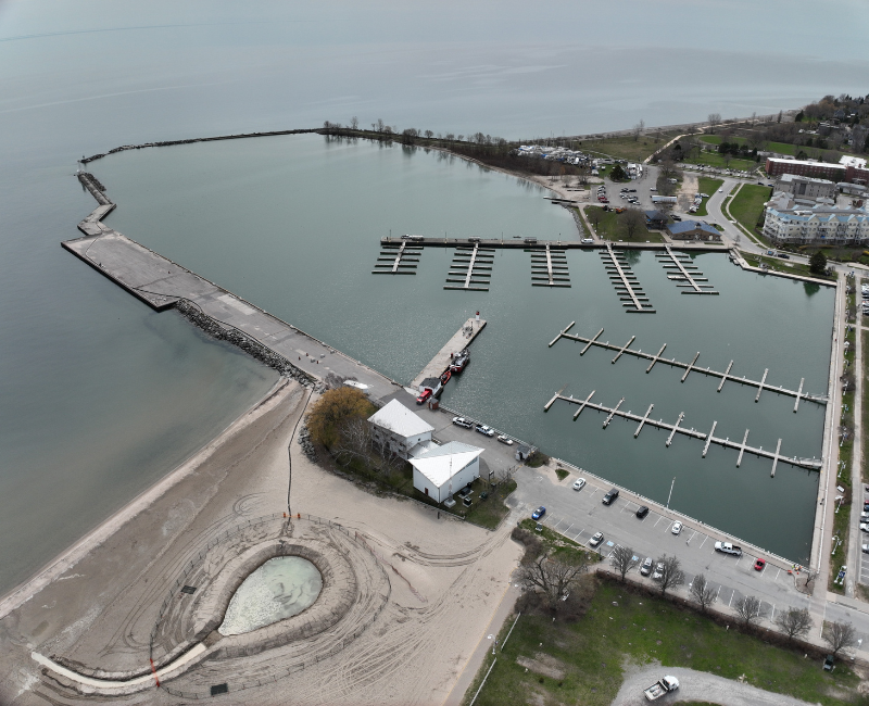 Dredging begins at Cobourg Harbour