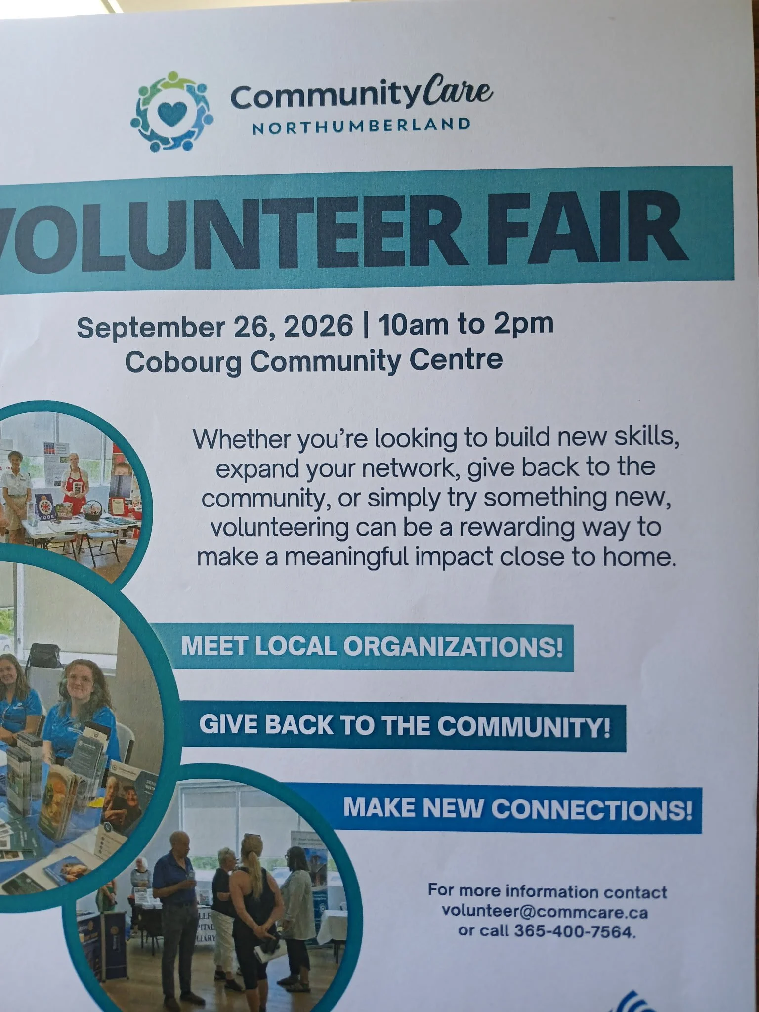Check out Community Care's Volunteer Fair