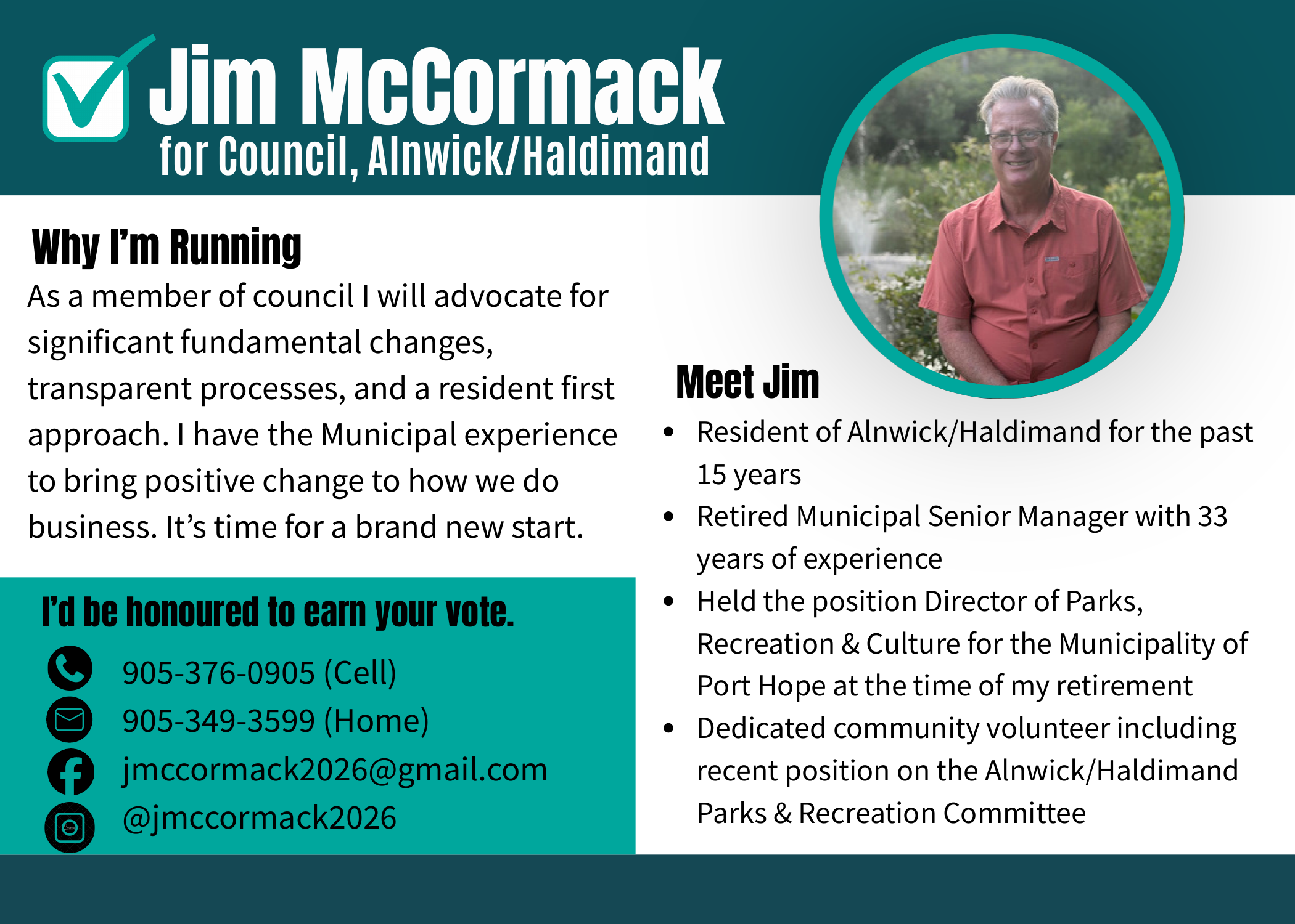 Councillor: Jim McCormack