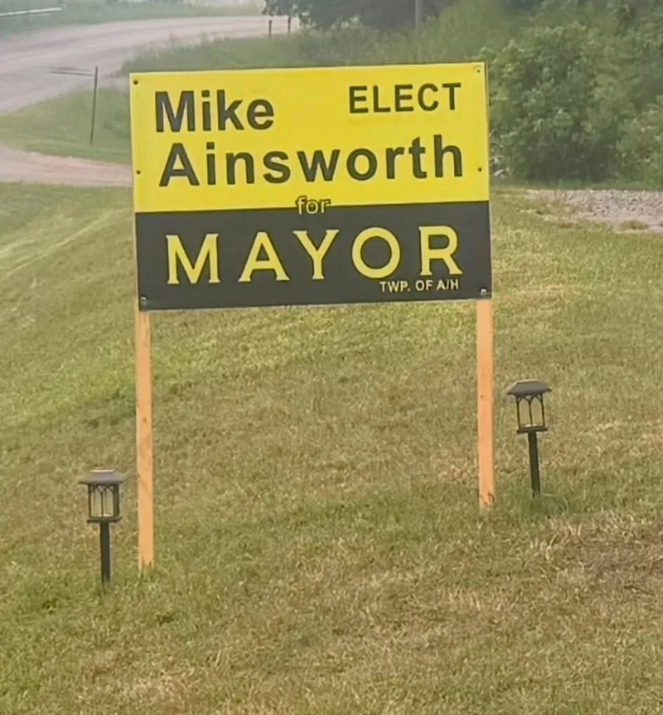 Messing with campaign signs is a criminal offence