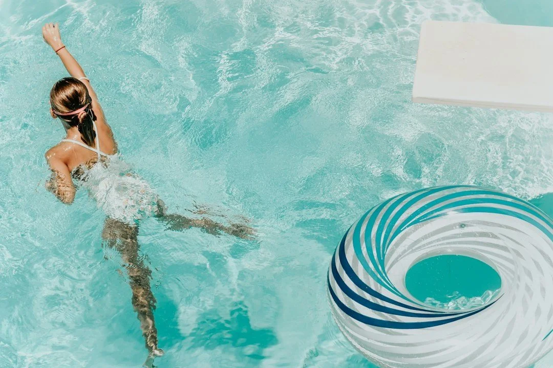 Take care in disposing of pool water