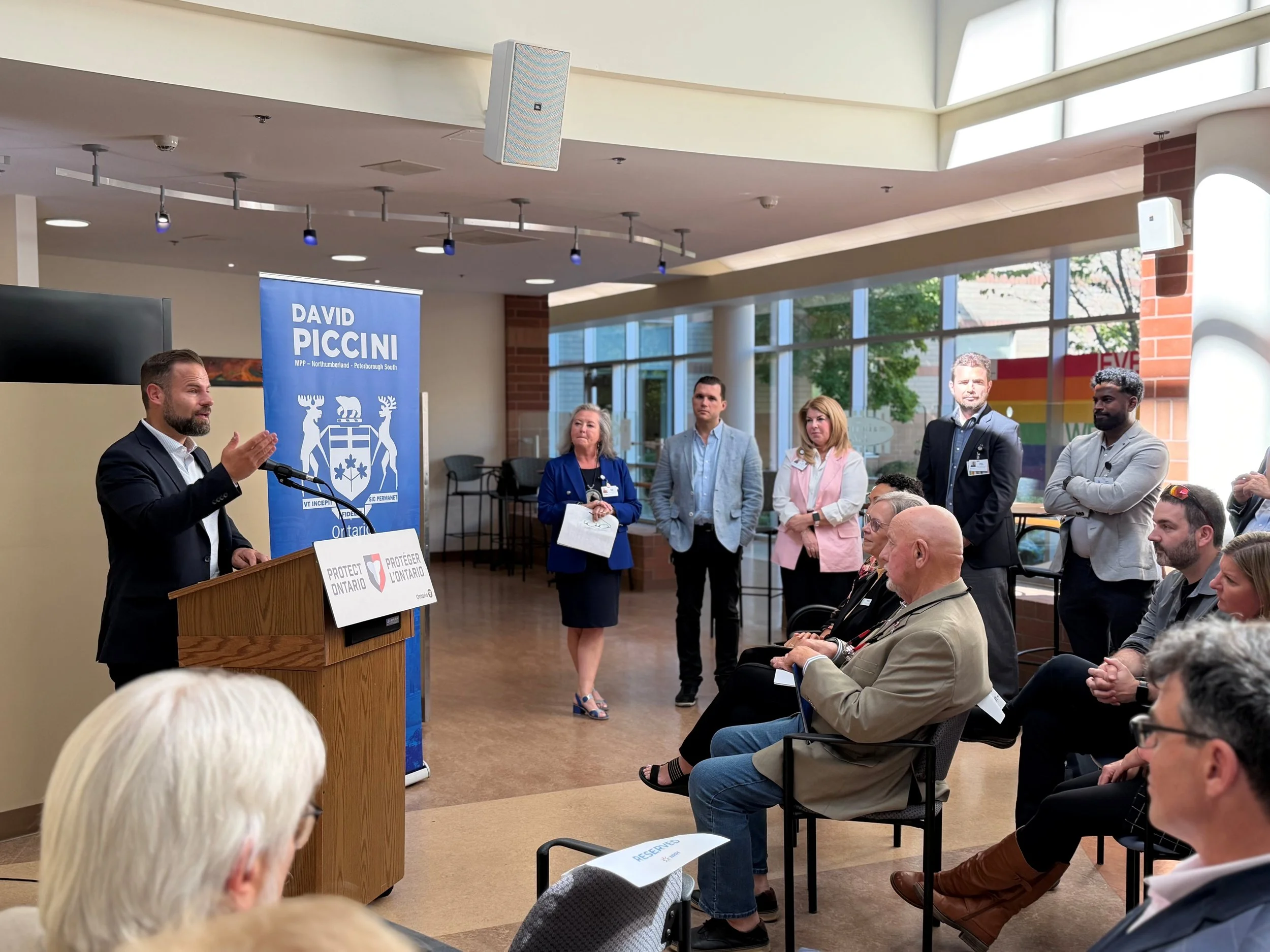 Piccini announces $6-million boost for local health care