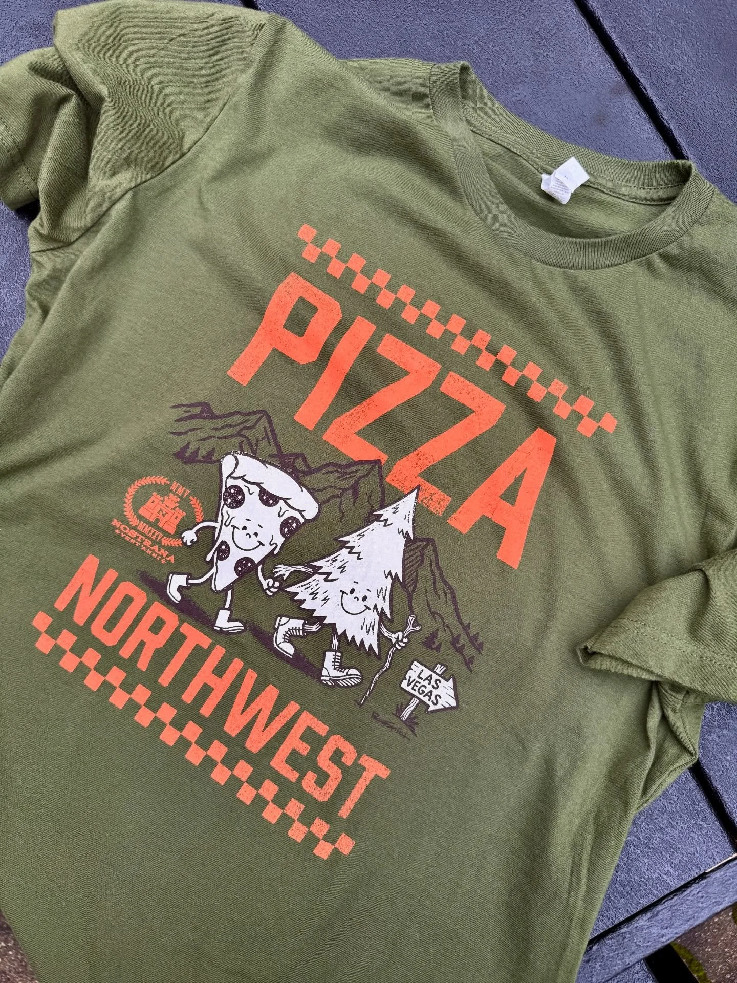 PORTLAND PIZZA FOREVER! We are major supporters of everyone that contributes to the Rose City pizza scene and believe it's truly one of the best pie cities in the country. MAJOR shout out to our friends at @NostranaPDX for making these t-shirts so we