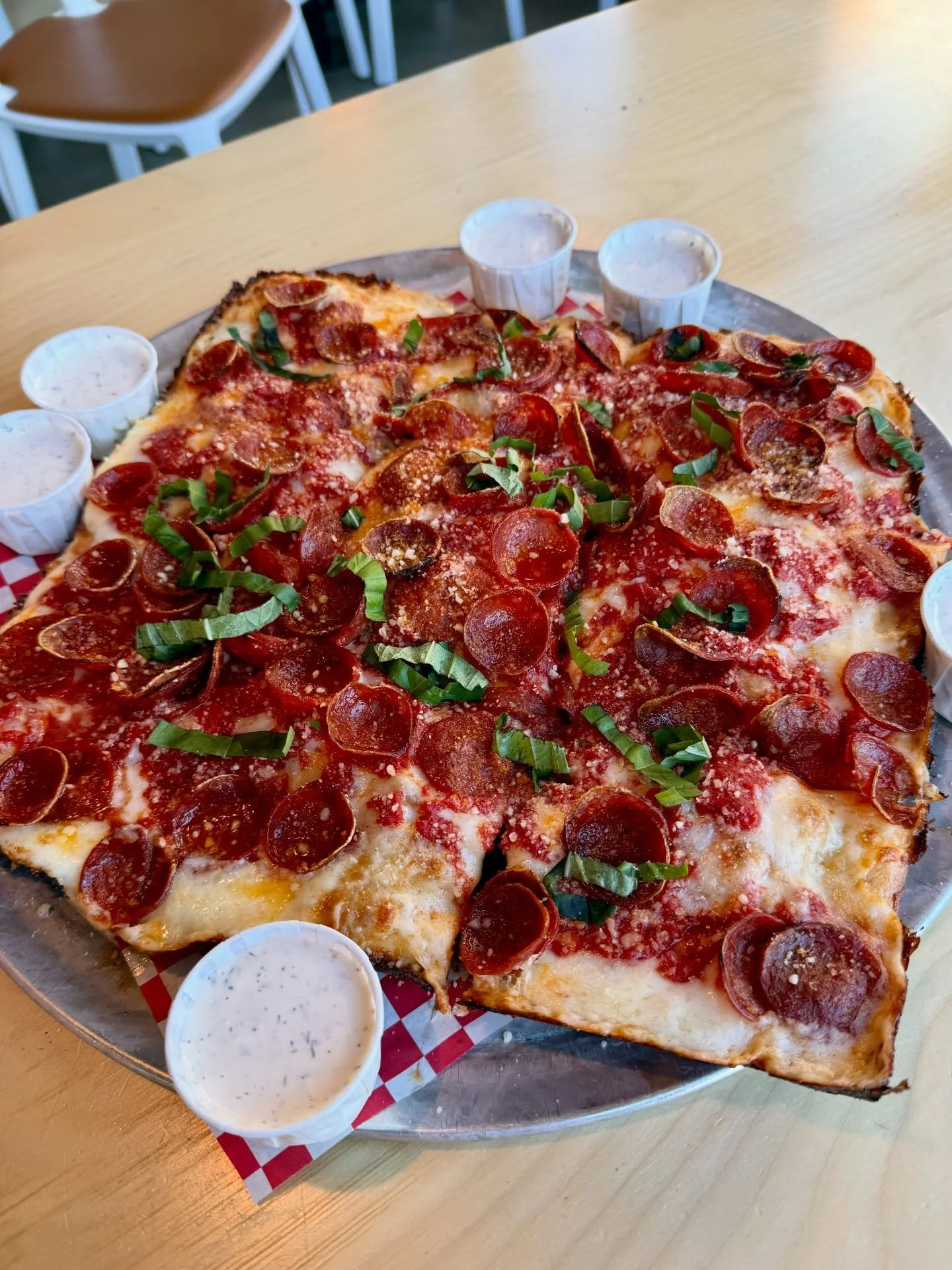 Pep that curls, edges that crunch and ranch that rips&hellip; THIS is how we roll! 🍕