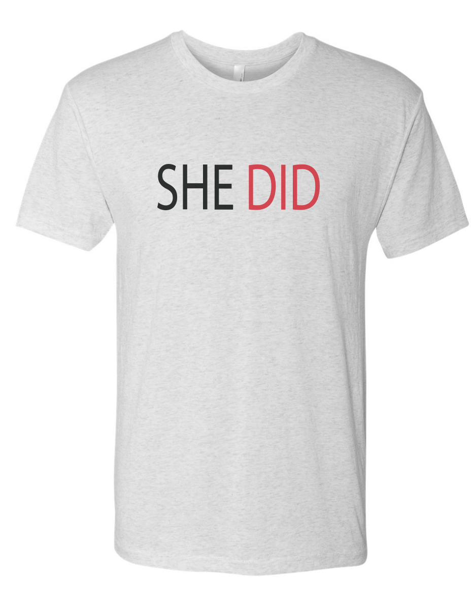 t-shirt White She Did Front.png