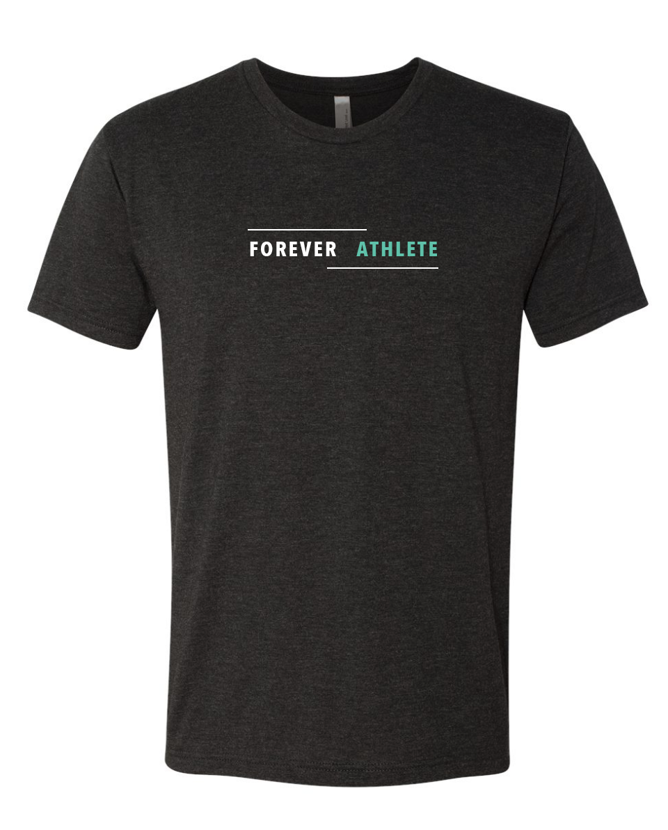 t-shirt Forever Athlete black Front.png