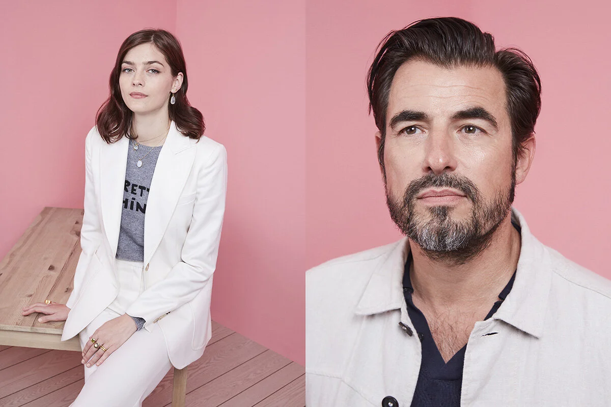 Amber Anderson + Claes Bang