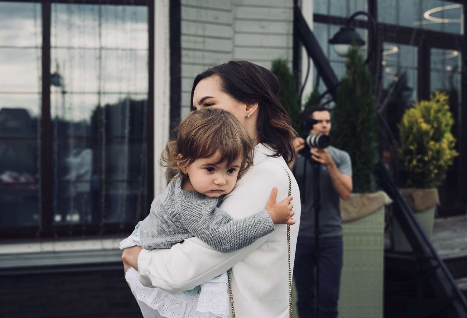 instead of making the toddler aggression worse, opt for hugging your child to calm them down.