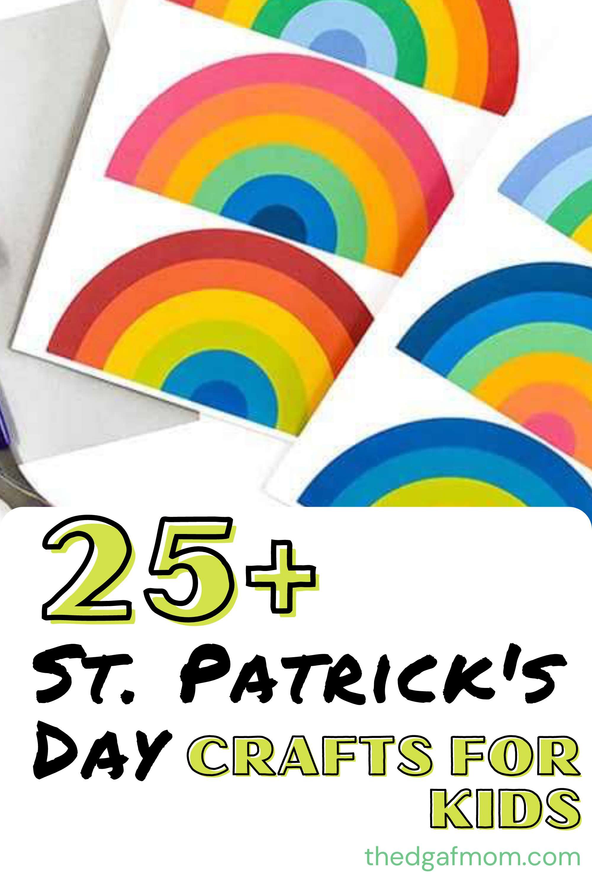 Looking for fun crafts to do with your kids this St. Patrick's day? Check out these 25+ creative ideas that are sure to be a hit! These projects will help your children work on important skills like cutting and pasting while giving them a sense of ac