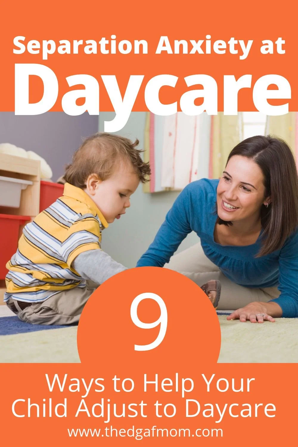 9 Ways to Help Your Child's Separation Anxiety at Daycare — THE DGAF MOM