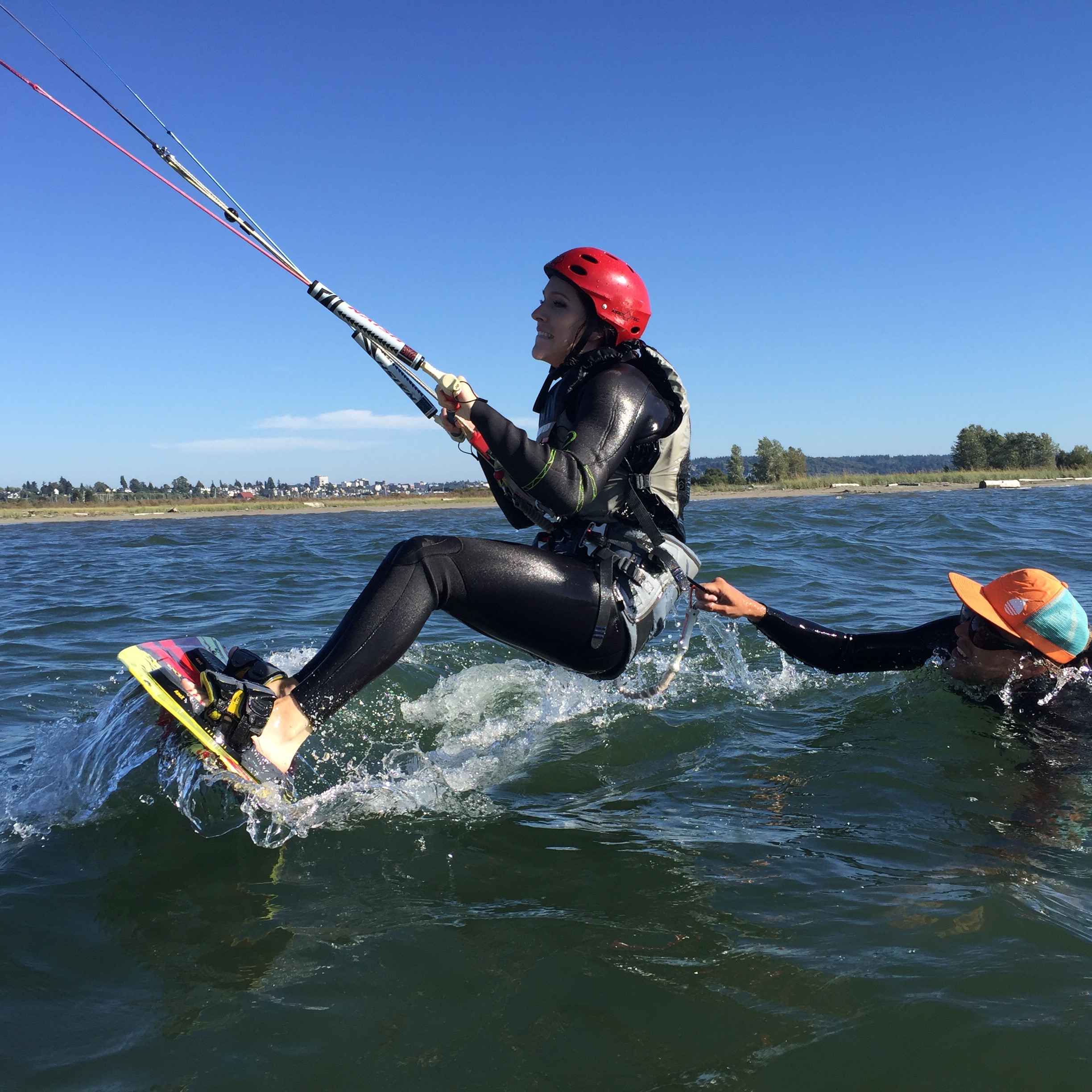 Urban Surf Kiteboarding Shallow Water Lesson 3