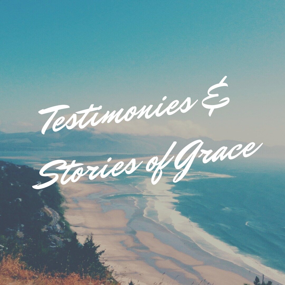 On Sundays, during our worship service, members of Cornerstone share about how God has shown His grace to them by either sharing their testimonies or other stories of his grace. You can check them out on our website on the &quot;Sermon Audio&quot; pa