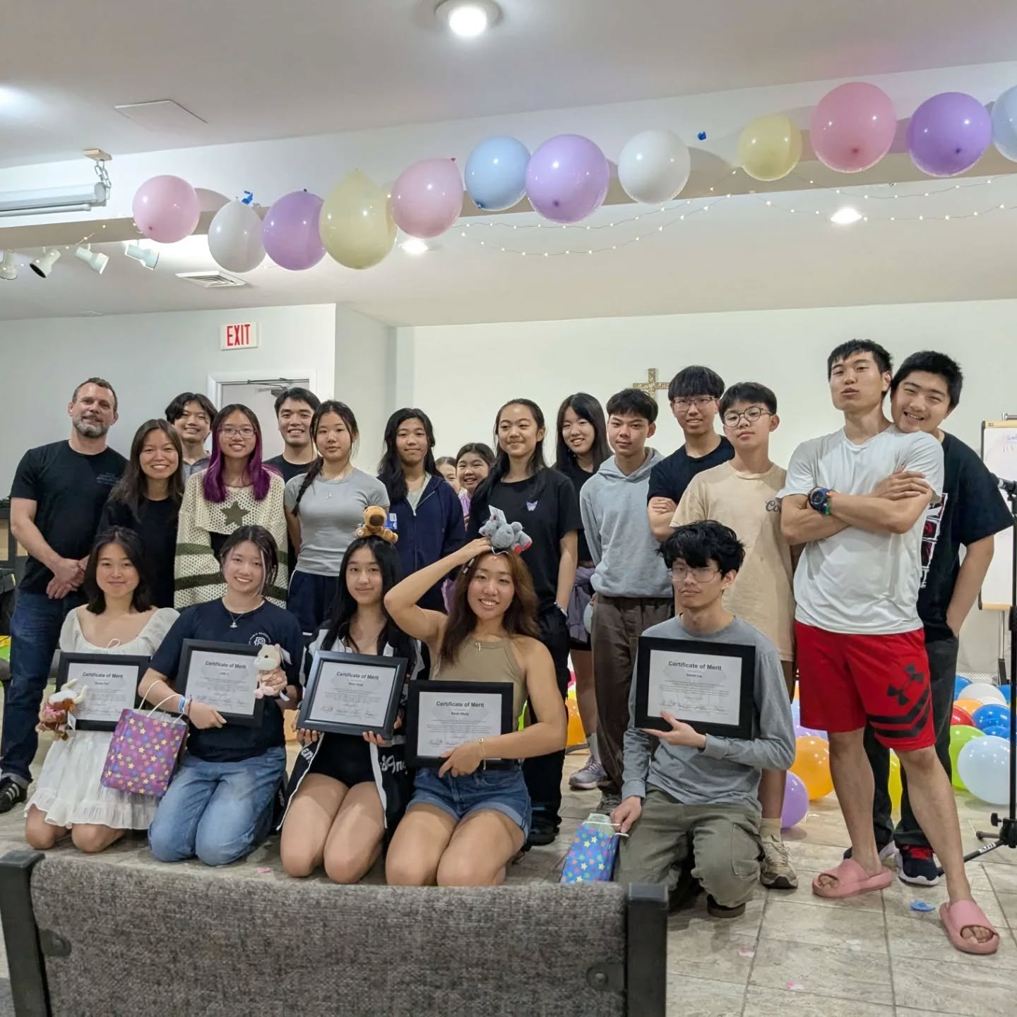 Celebrating the high school graduates