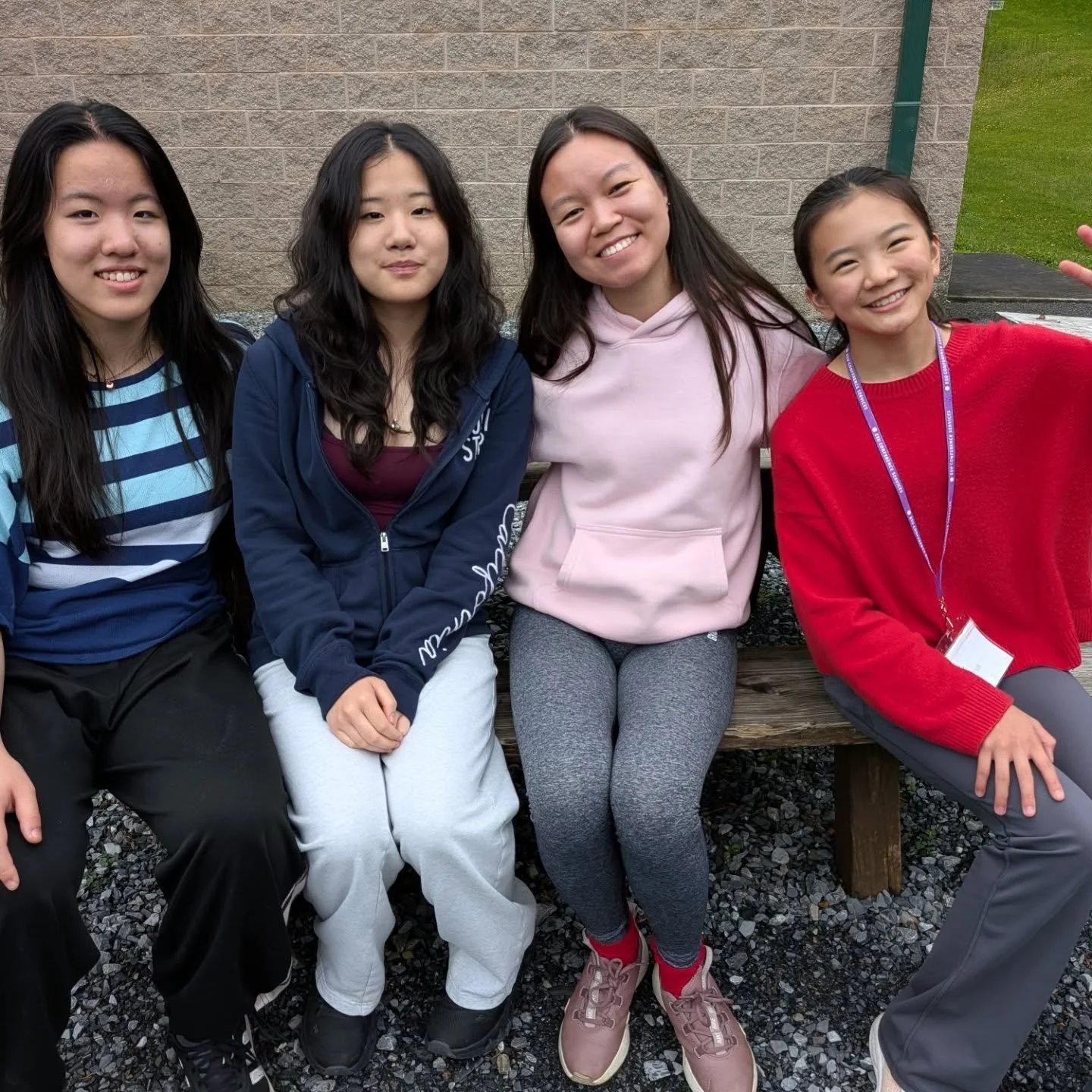 Youth small groups at the CCCS retreat.... One was very serious 😁