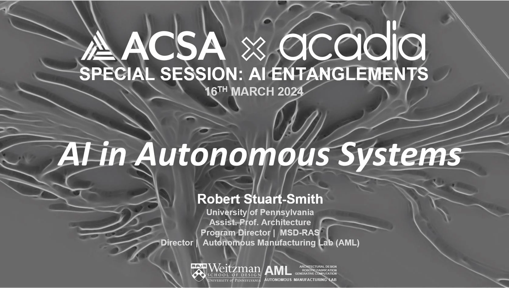 ACSA Special Session: AI Entanglements