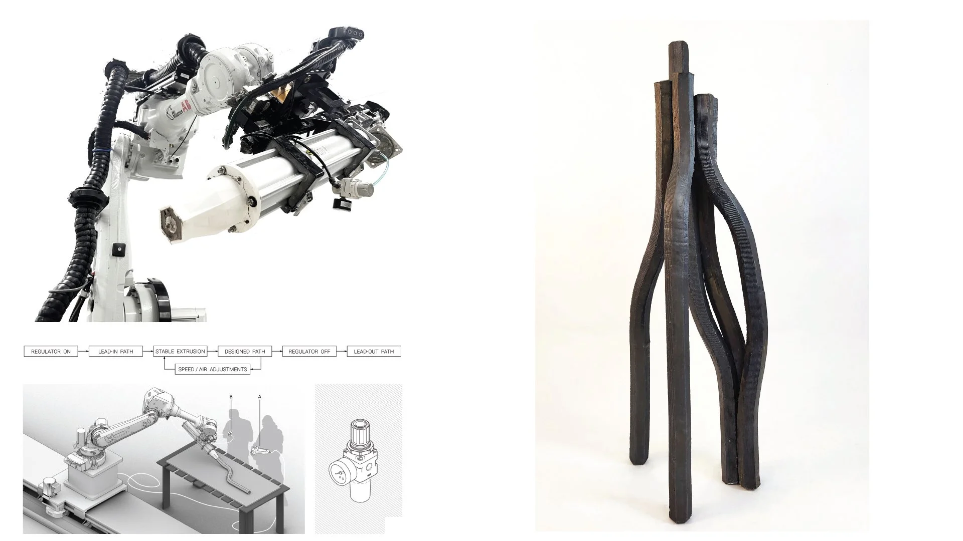 Ceramic Forest: Robotic Die-Extrusion Variable Forming for Architectural Ceramics
