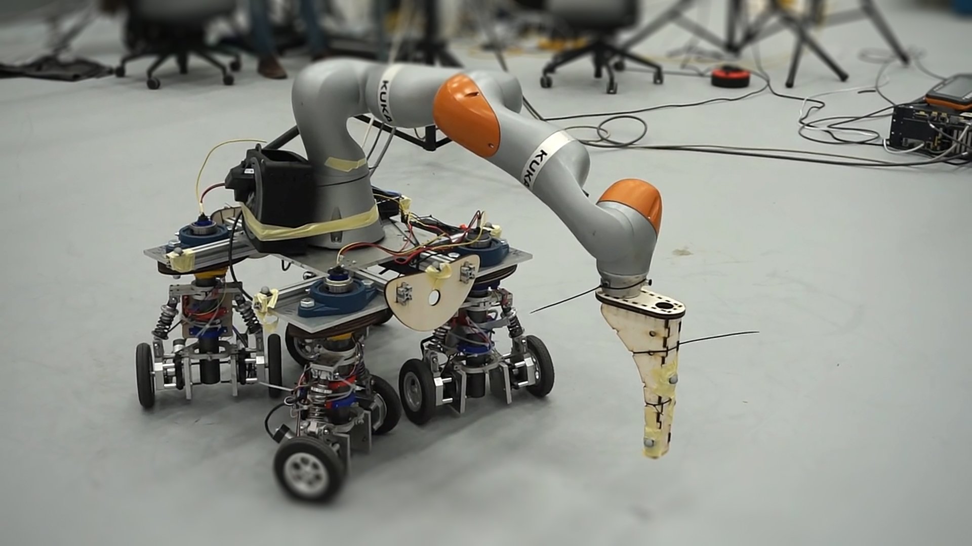 MAP - A Mobile Agile Printer Robot for on-site Construction
