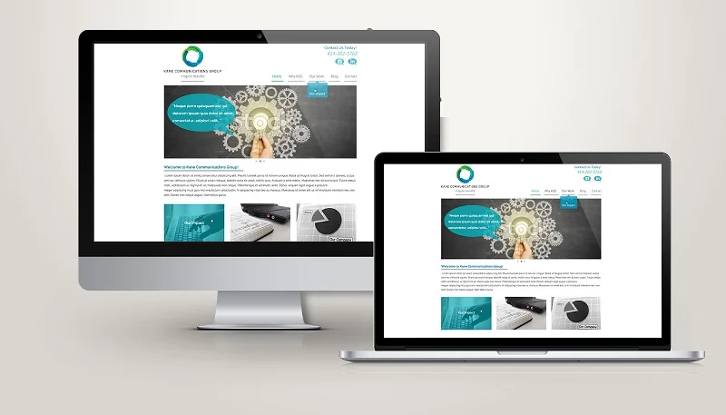 Kane Communication Group Web Design