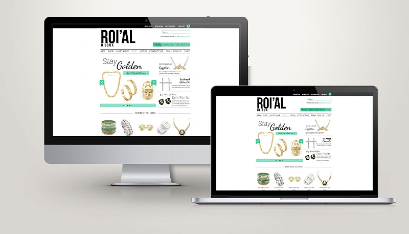 Roi'al Bijoux Web Design