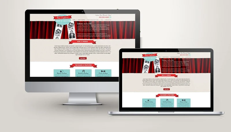 New England Photo Booth Web Design