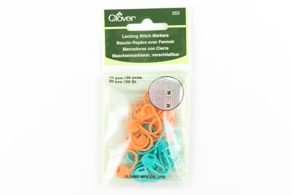 Locking Stitch Markers for Knitting and Crochet, Plastic Safety Pins, –  KarensHobbyRoom
