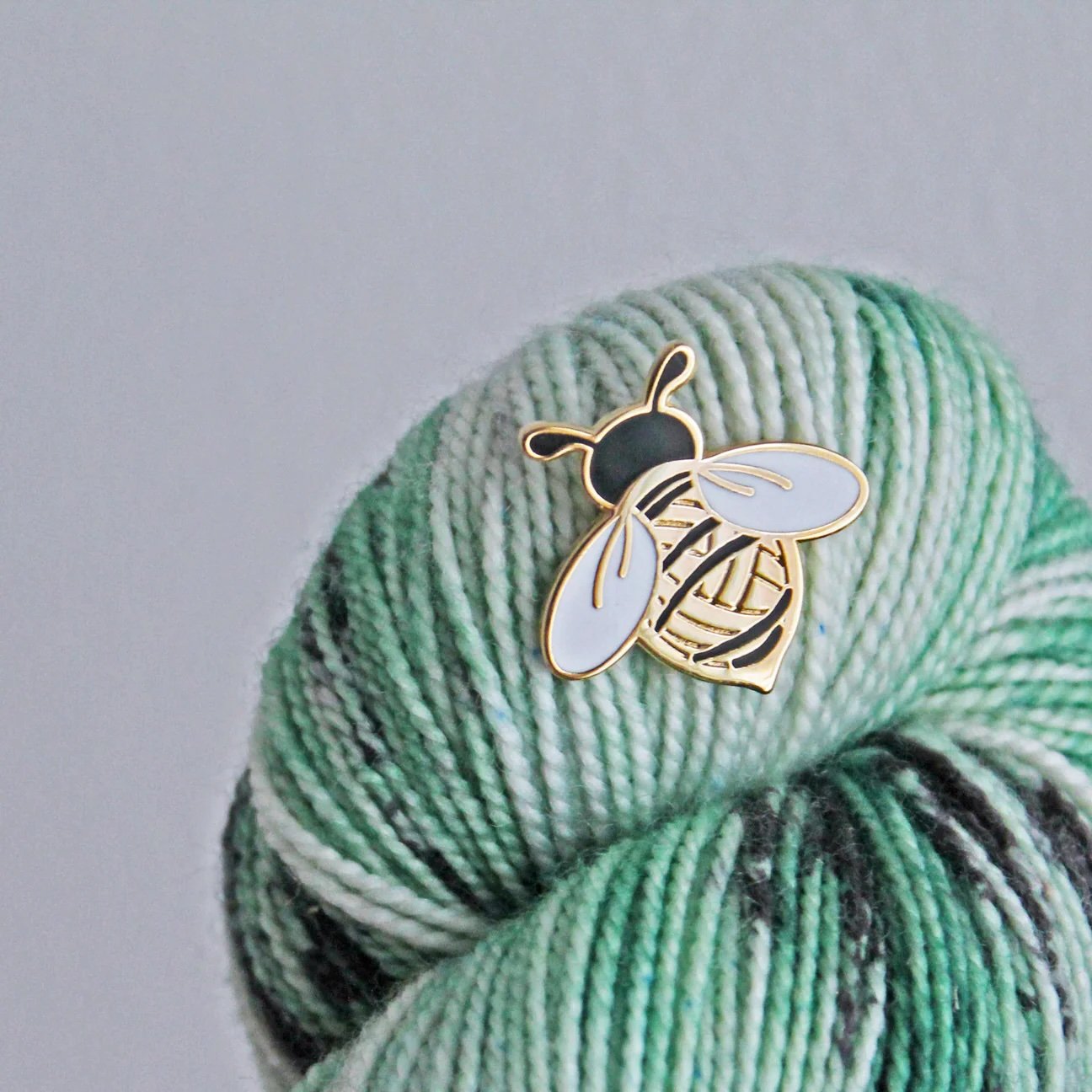 Wooly Bee Enamel Pin 2.jpg