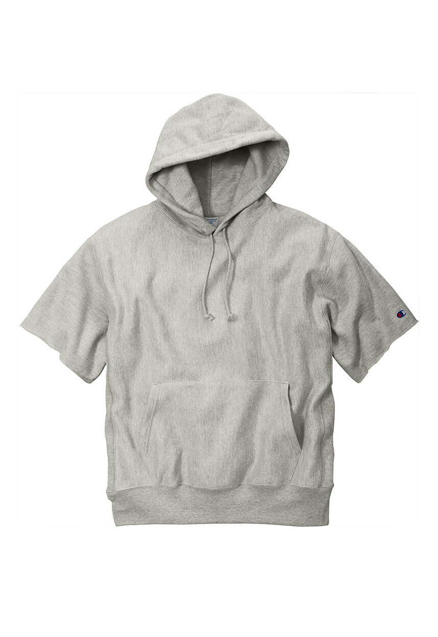 Champion ® Reverse Weave ® Short Sleeve Hooded Sweatshirt