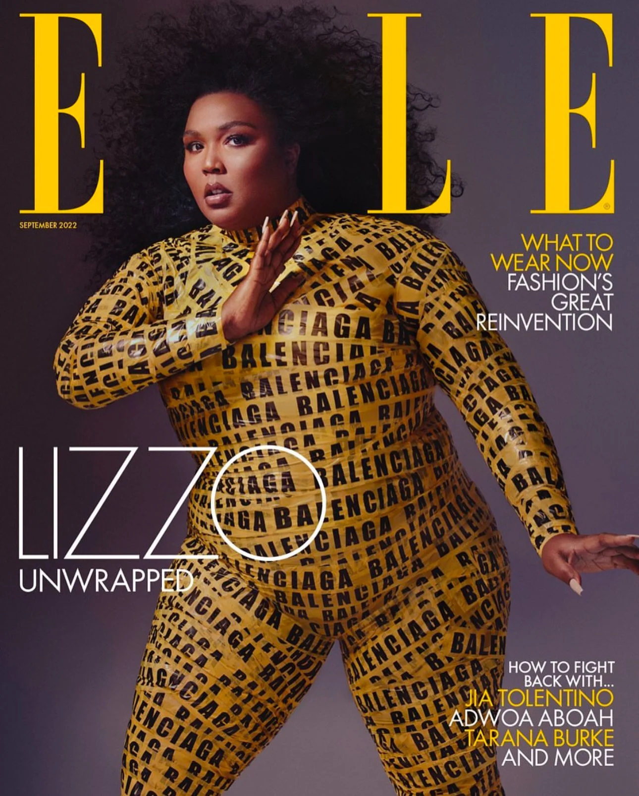 Elle cover featuring Lizzo; Ale Sosa served as Lighting Director.