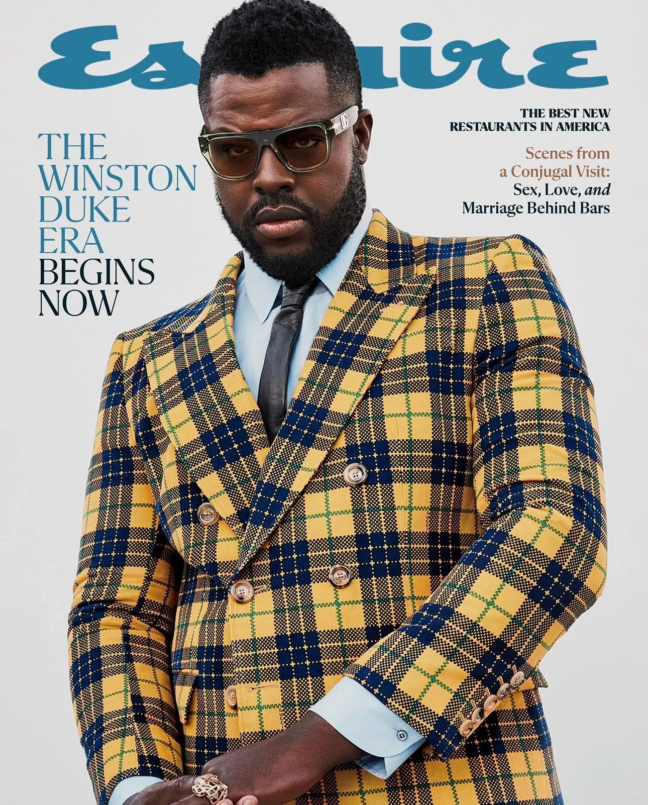 Esquire cover featuring Winston Duke; Ale Sosa served as Lighting Director.