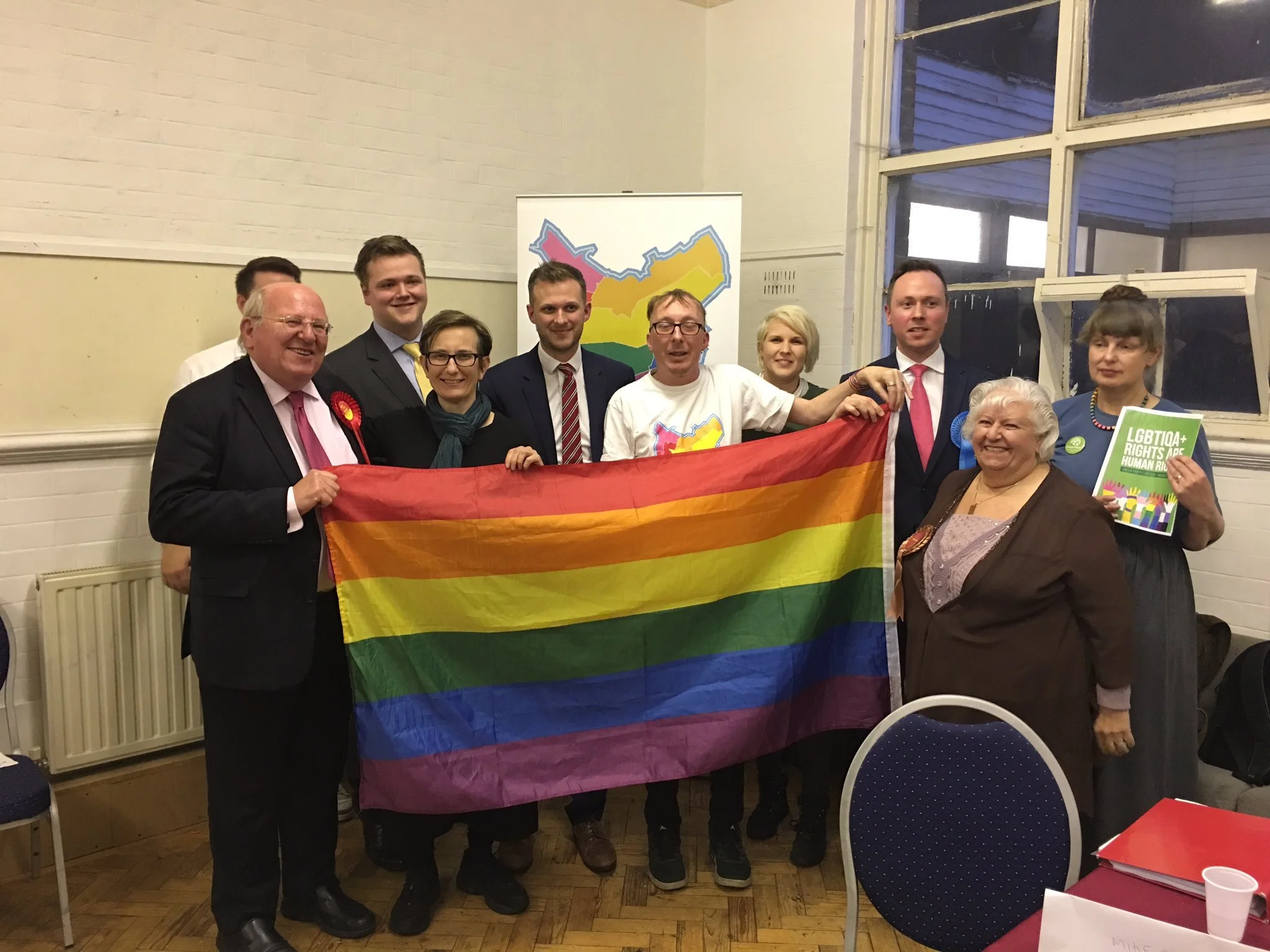 Group photograph with candidates