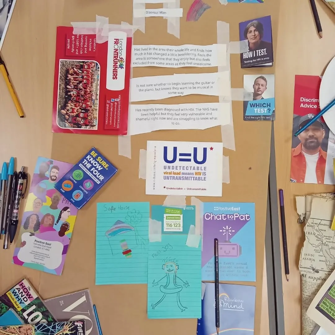 At our creative health meet-up yesterday, we explored the advice and support available for three imaginary people - it was a great way to pool ideas and find out more about avaikable support. If you're looking for any advice or support, check out the