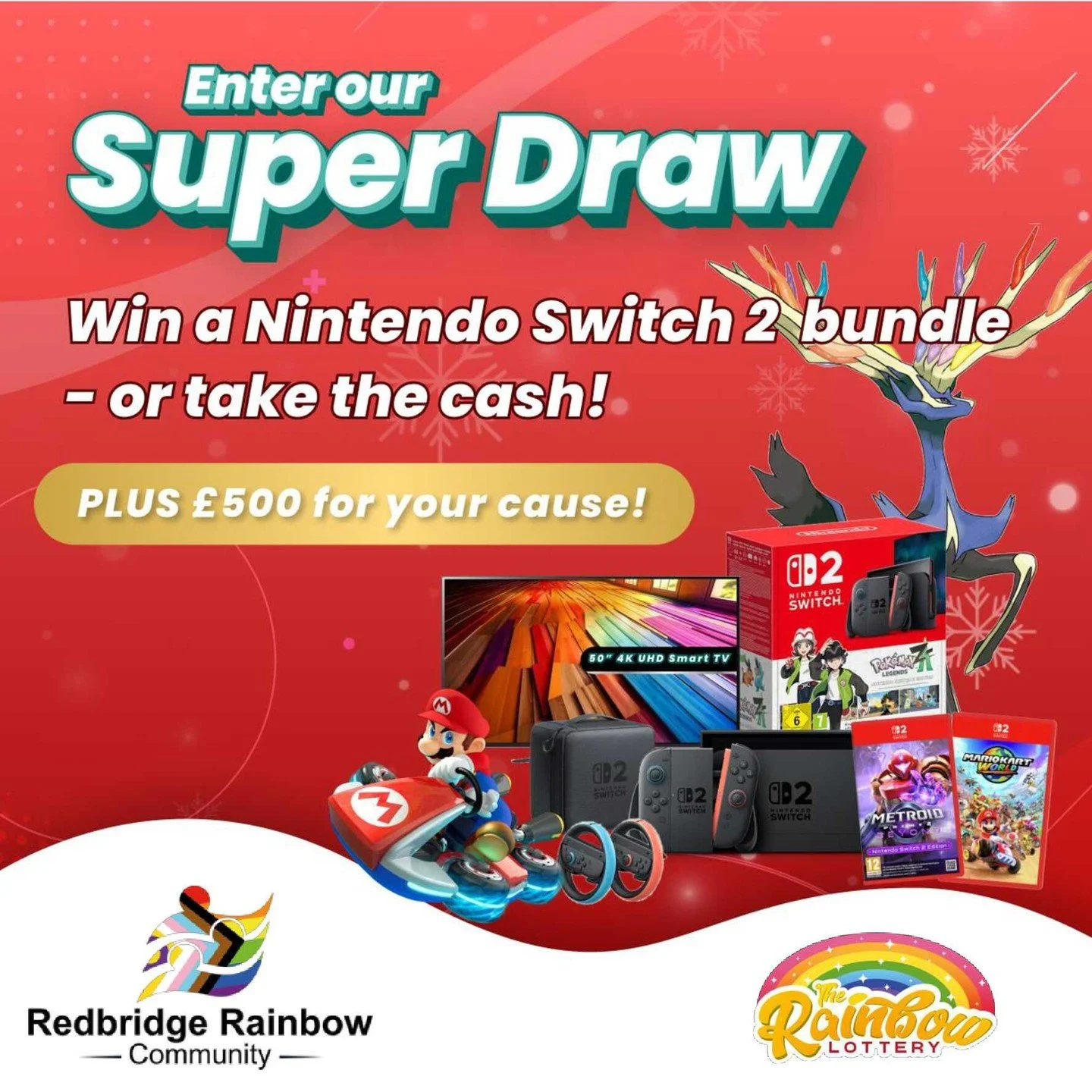 Support our work by buying @rainbowlottery tickets - we receive 50p for every ticket sold and you could win up to &pound;25k each week! Link in bio - thank you!