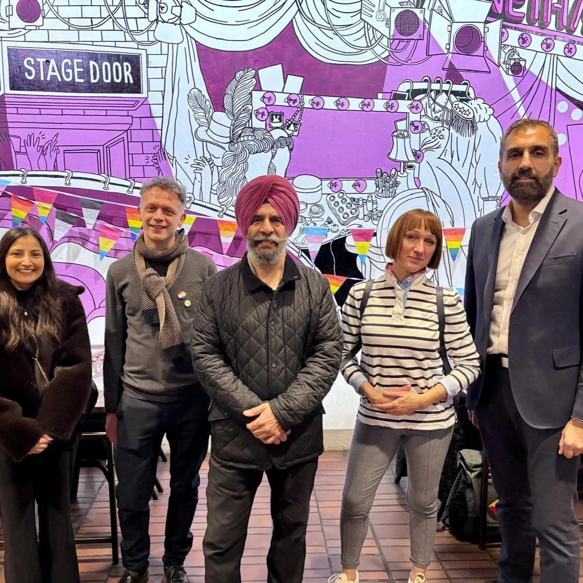 Thank you to Jas Athwal MP, Cllr Kam Rai and Cllr Vanisha Solanki for joining our event last week to mark the start of LGBT+ History Month! Check out the programme @do_morered for what's on this week, including a talk with Fire Island author @jack_pa
