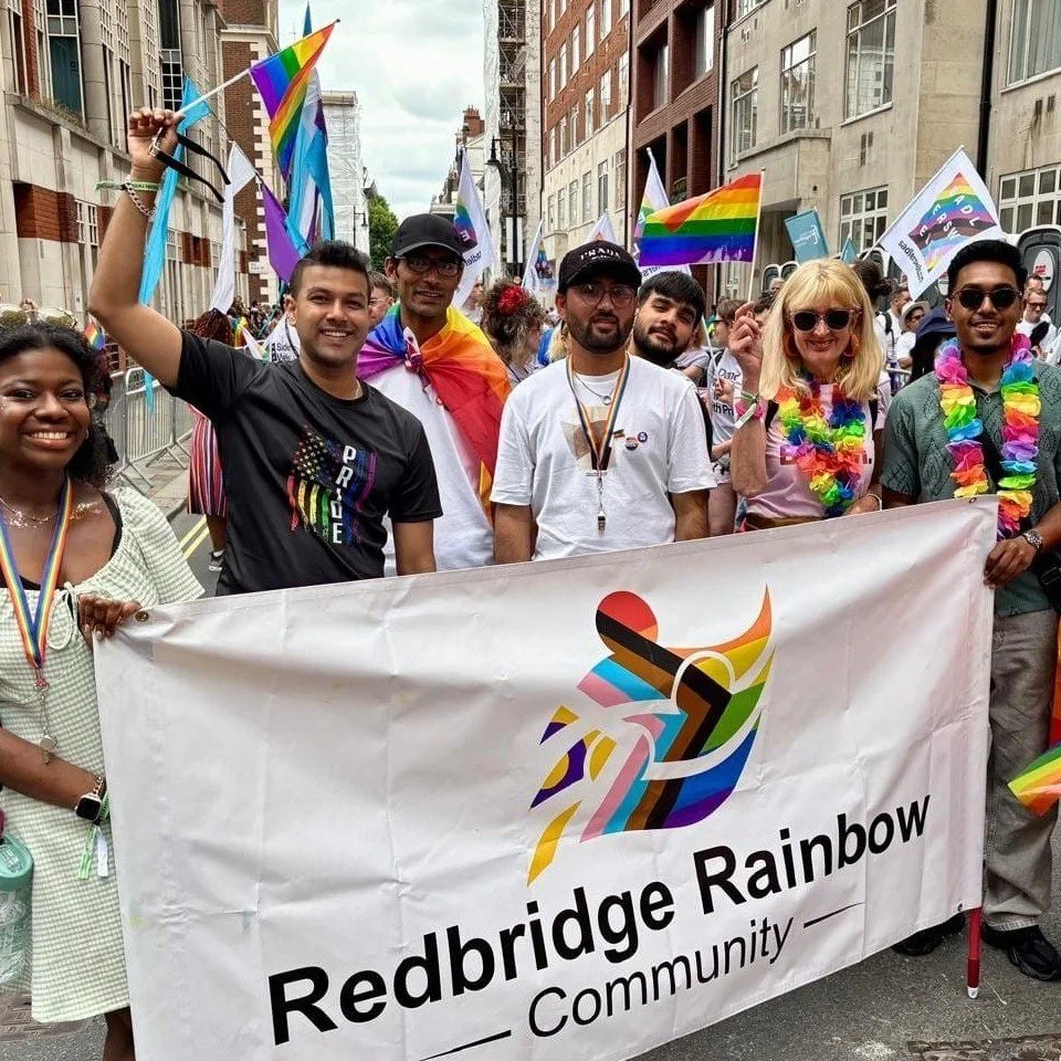 We had a great time at Pride in London on Saturday and we're really looking forward to Redbridge Pride THIS WEEKEND - link in bio to find out more and to book your free ticket!