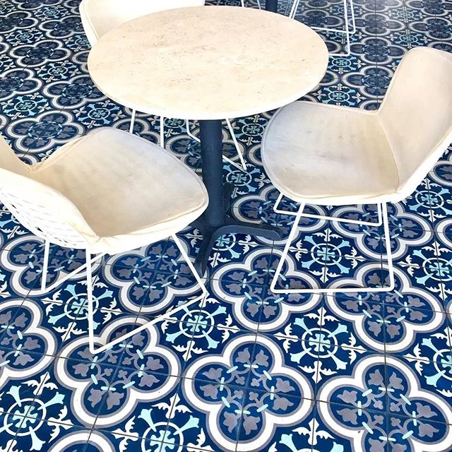 Bertoia and cement tile?! Going to miss this place.