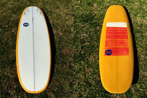 Upcycled Surfboard - Mini Simmons Shape