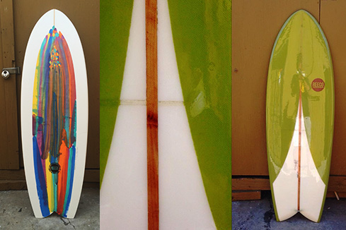 Upcycled Surfboard - Fish Shape