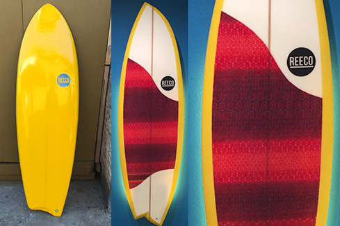 Upcycled Surfboard - Asymmetrical Shape