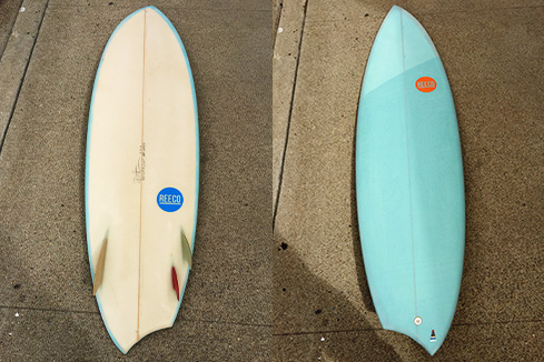 Upcycled Surfboard - Asymmetrical Shape
