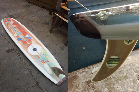 Upcycled Surfboard - Longboard Shape