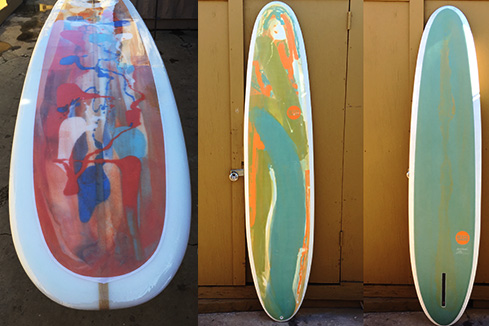 Upcycled Surfboard - Longboard Shape
