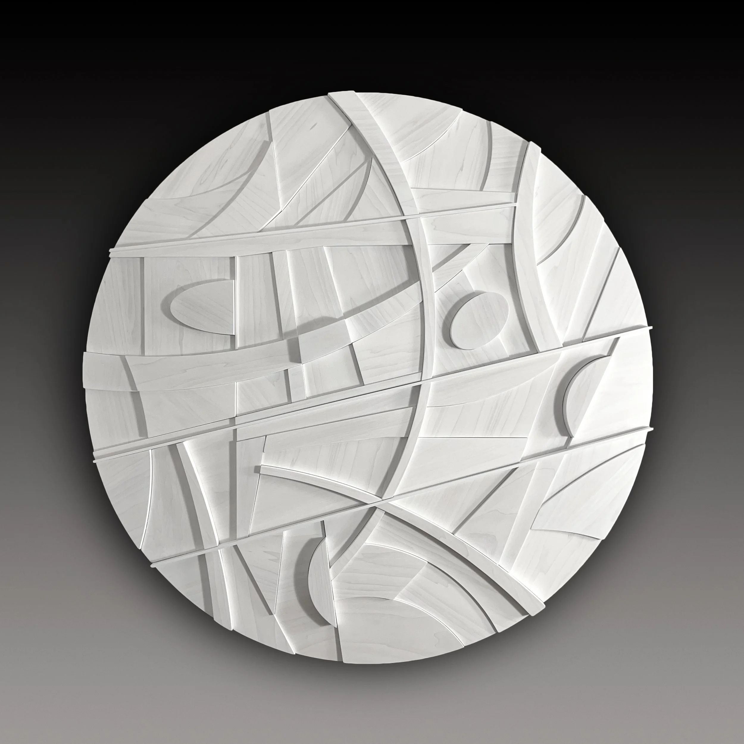 Light Side of the Moon - 52h x 52w x 3d