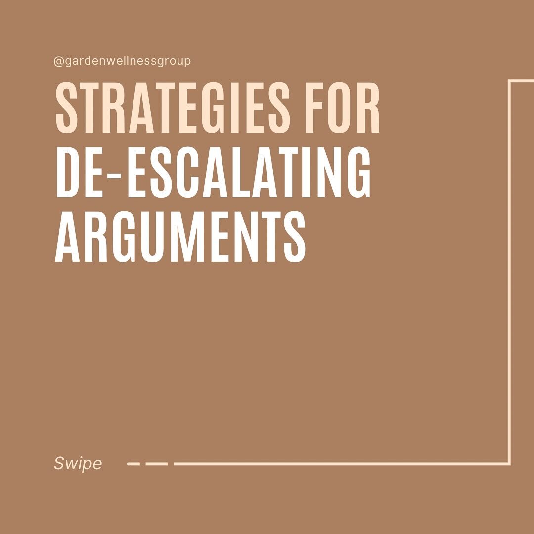 Arguments can be intense, but learning to de-escalate can transform how we communicate and understand each other. 🌱 Instead of letting disagreements spiral, try using techniques like pausing to breathe, validating each other&rsquo;s feelings, and fo