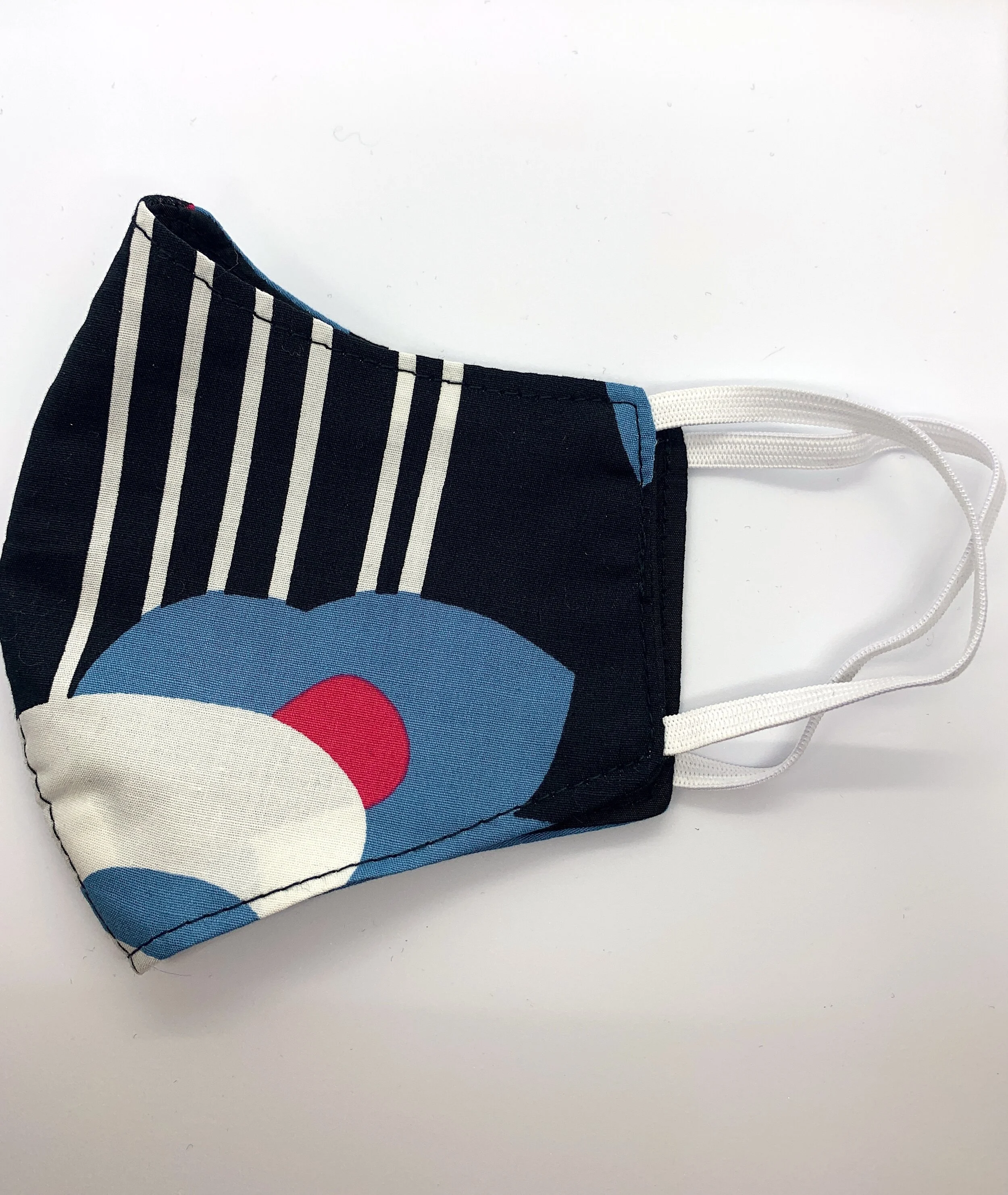 stripes and blooms mask + satchel