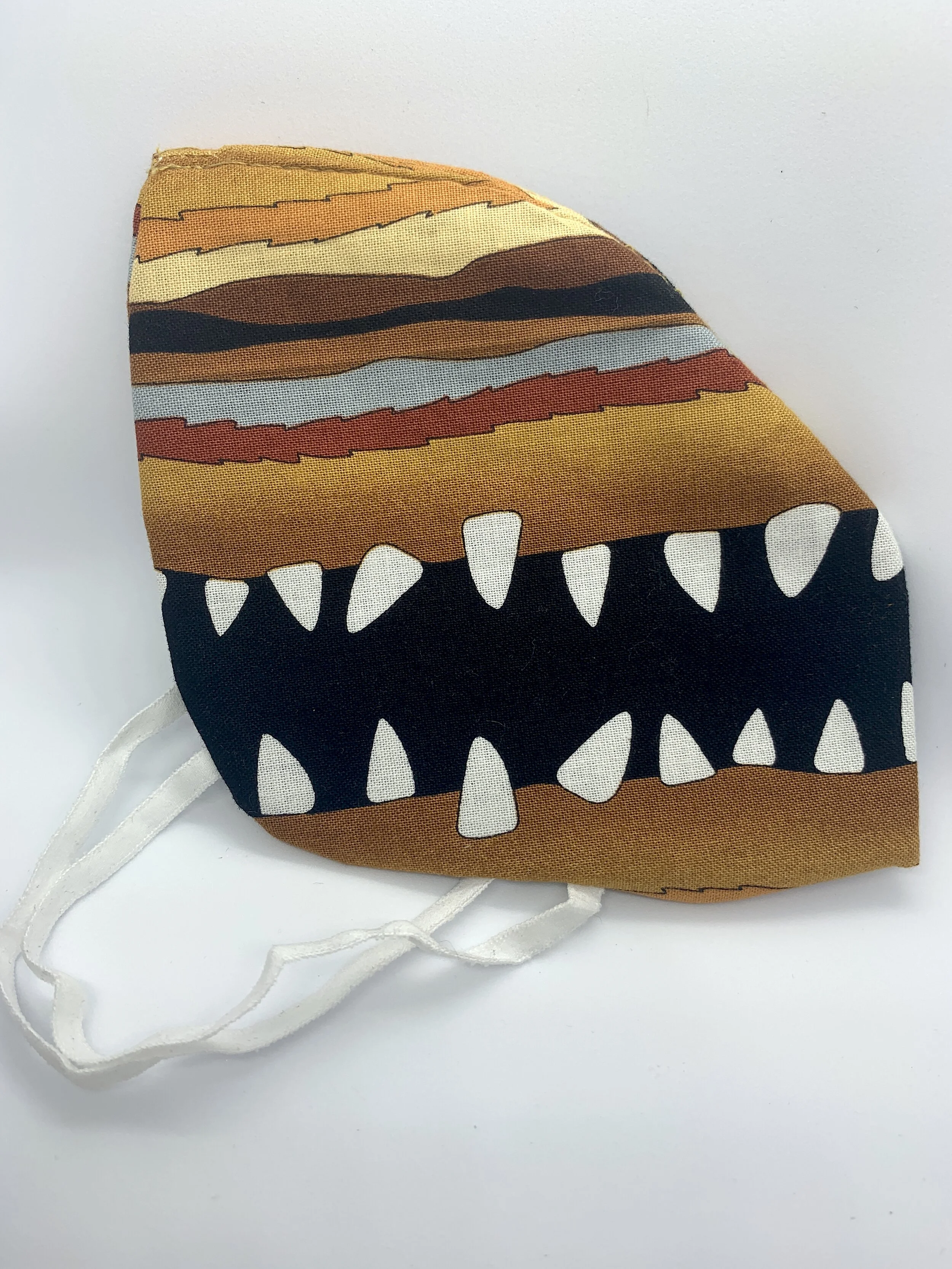 Terrasaurus face mask + satchel 
