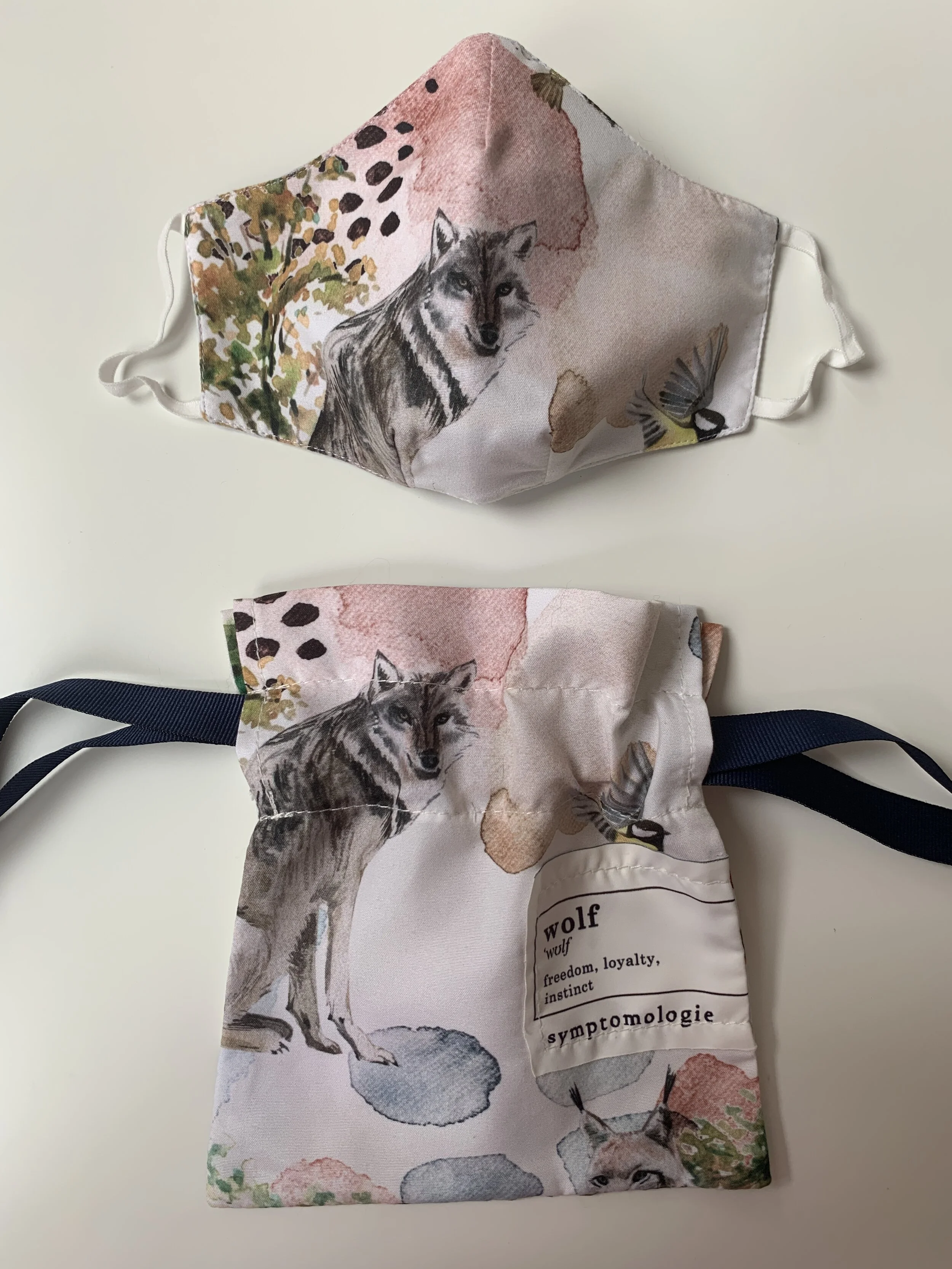 wolf satchel with mask above.JPG