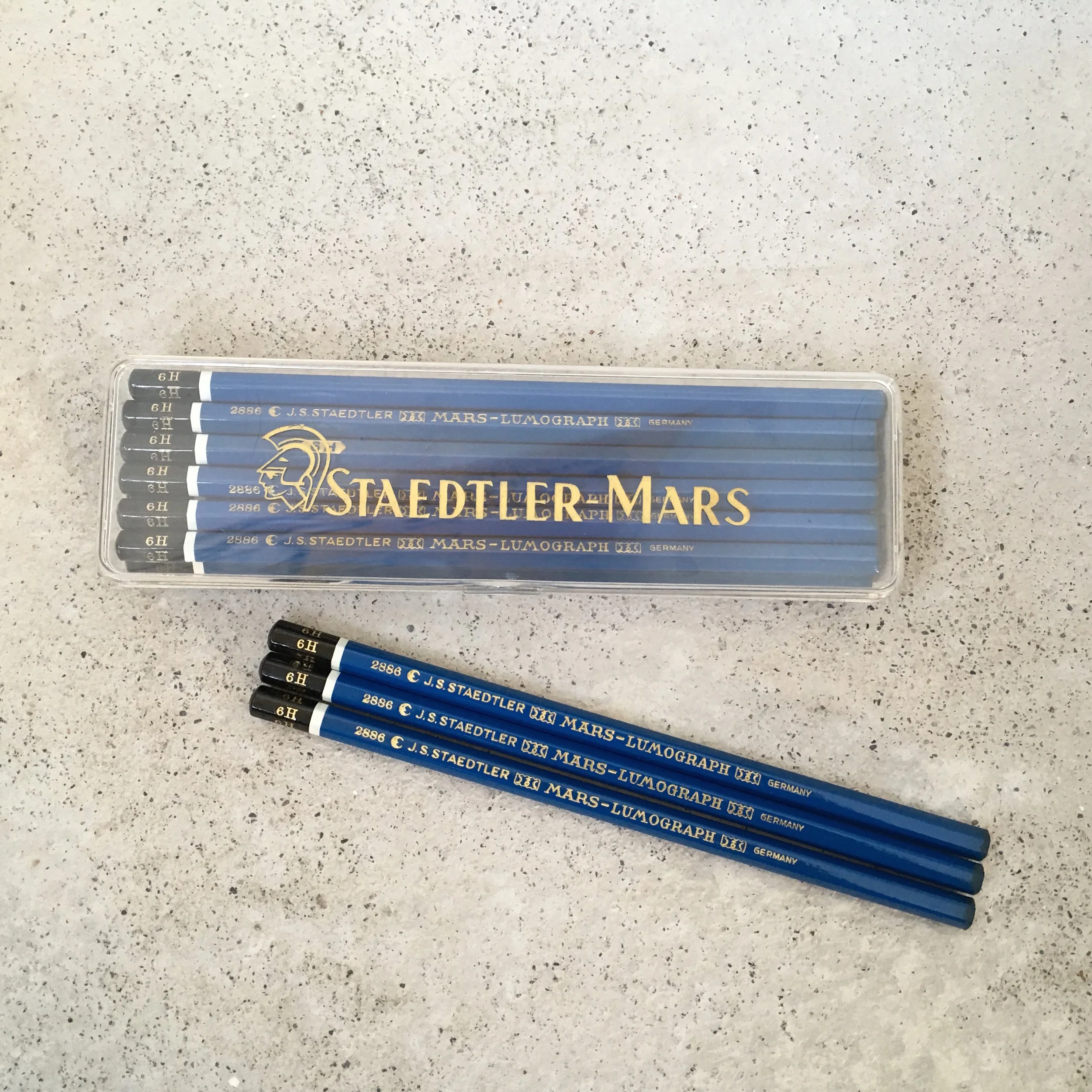 60年代Staedtler 鉛筆一打塑膠盒