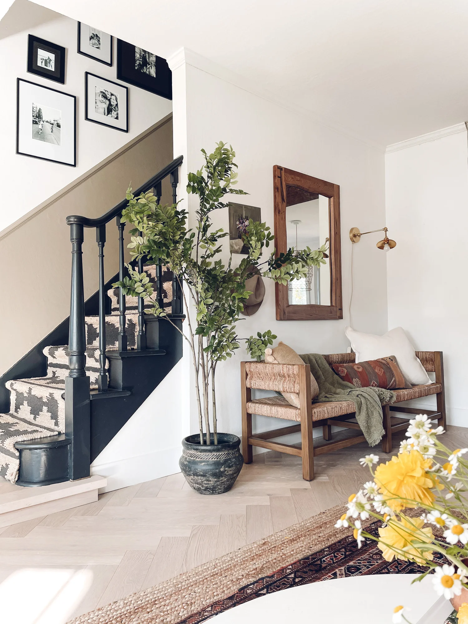 Casual and layered entryway idea — REBECCA & GENEVIEVE